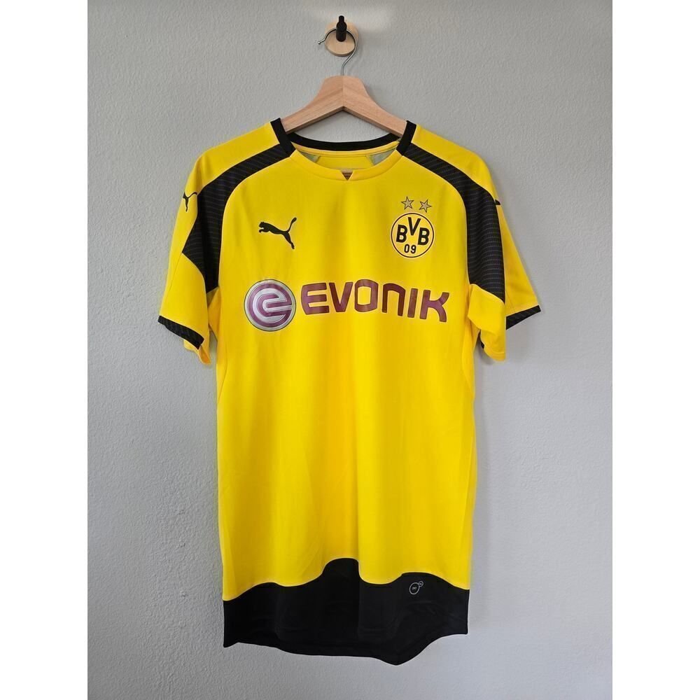BVB Dortmund 16/17 Sample Jersey Puma M Rare Evonik Kit NWOT DRYCELL Soccercore